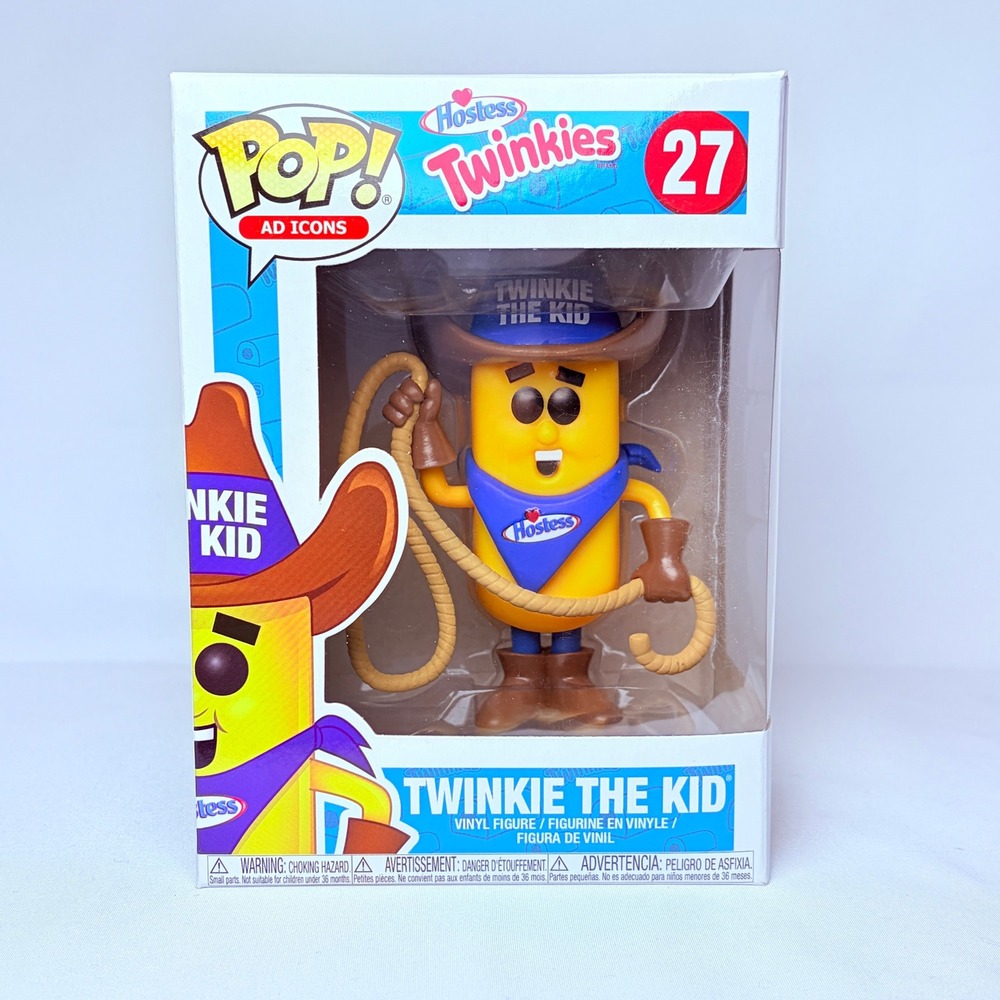 Funko Pop Ad Icons Twinkie the Kid 27 Hostess Vinyl Figure Yellow Cowboy Mascot